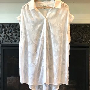 Sheer, Floral Top / Cover-Up - size 2X/3X